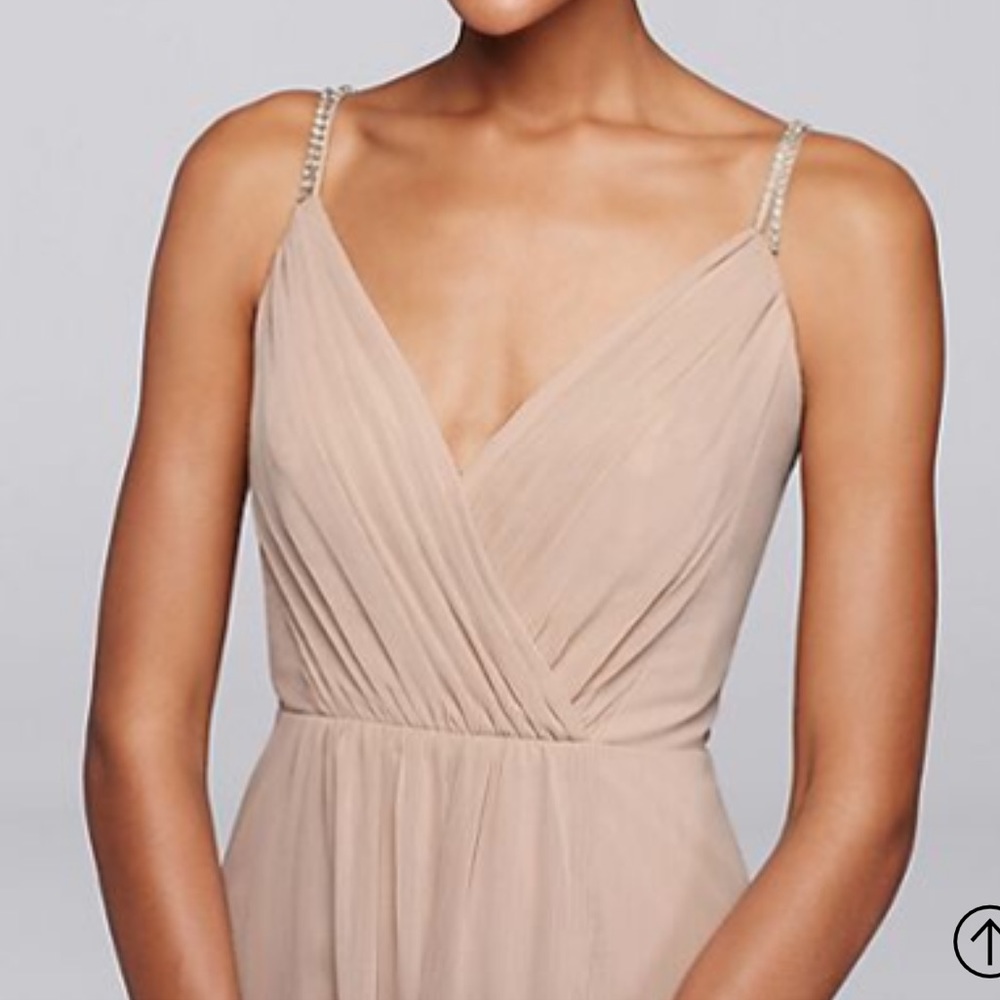David’s Bridal Bridesmaid Dress in Biscotti